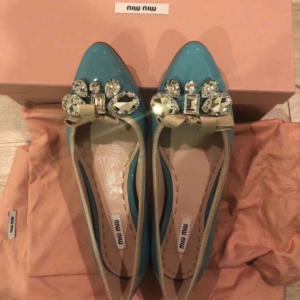 Miumiu ballerinas